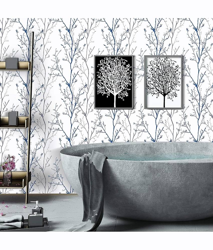 KRAMOX Self-Adhesive Wallpaper Waterproof Old Furniture Vinyl Stickers Wooden Door Wardrobe Desktop PVC Wall Papers