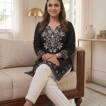 Embroidered top bottom Set for Festive Occasions