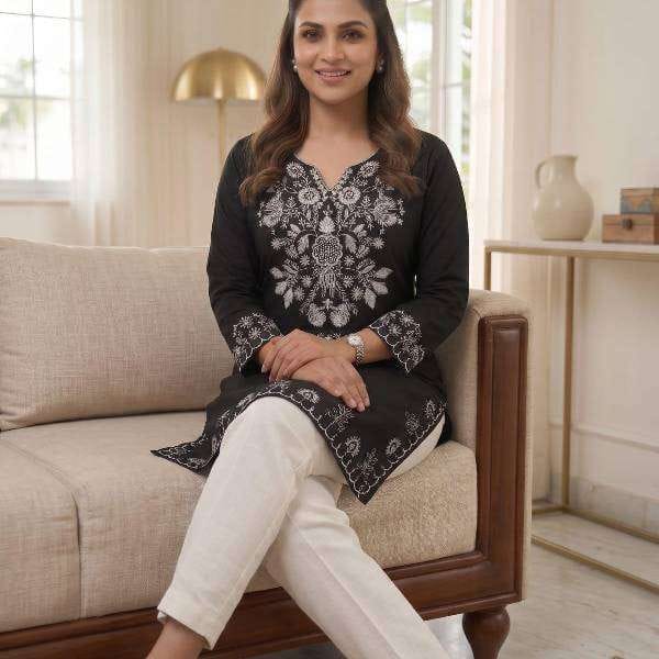 Embroidered top bottom Set for Festive Occasions