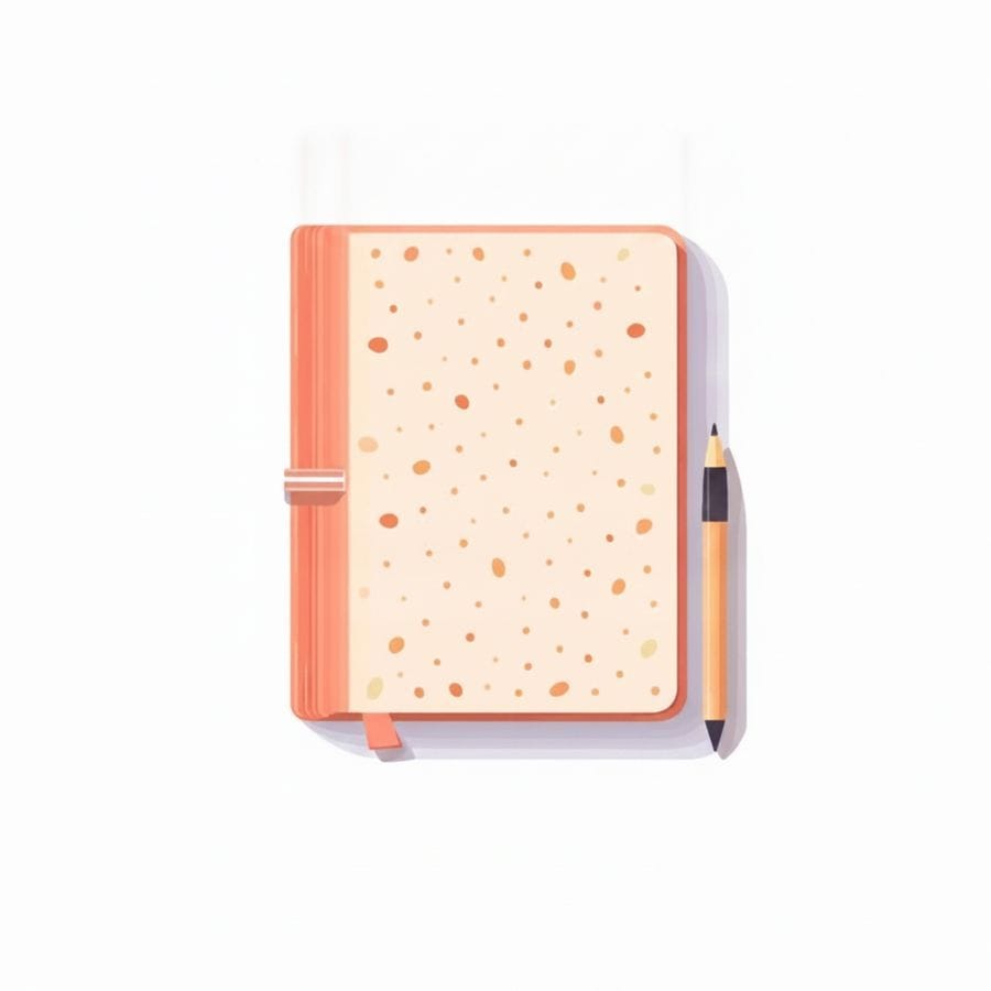 Dot-Pattern Notebook with Pen Set