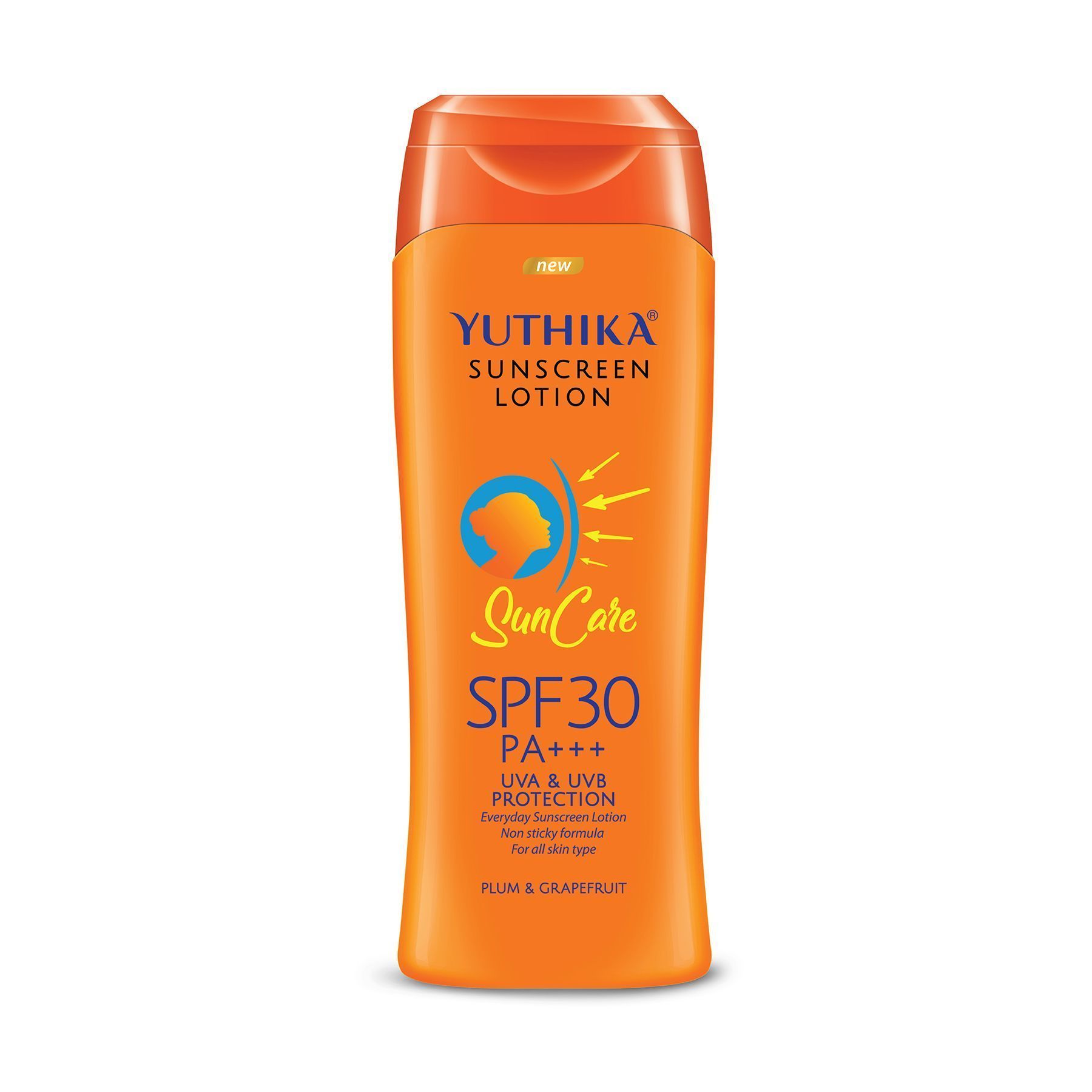 Yuthika Sunscreen Lotion SPF 30 PA+++ with UVA & UVB Protection, Sun Protection Cream for Women & Men - 300ml Pack of 1