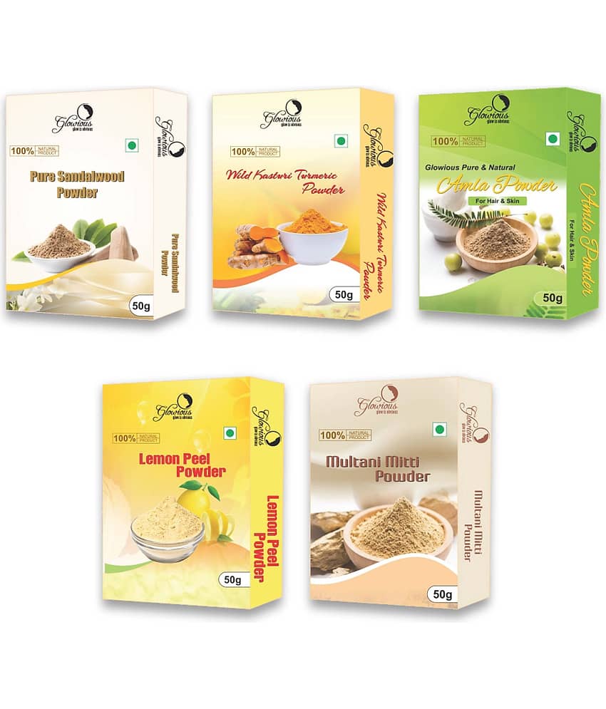 glowious - Skin Toning Face Pack for Normal Skin ( Pack of 5 )