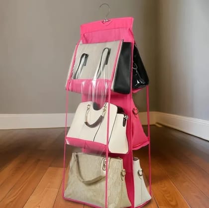 Hanging Purse Organizer  6 Pockets Wardrobe Storage | Organivo