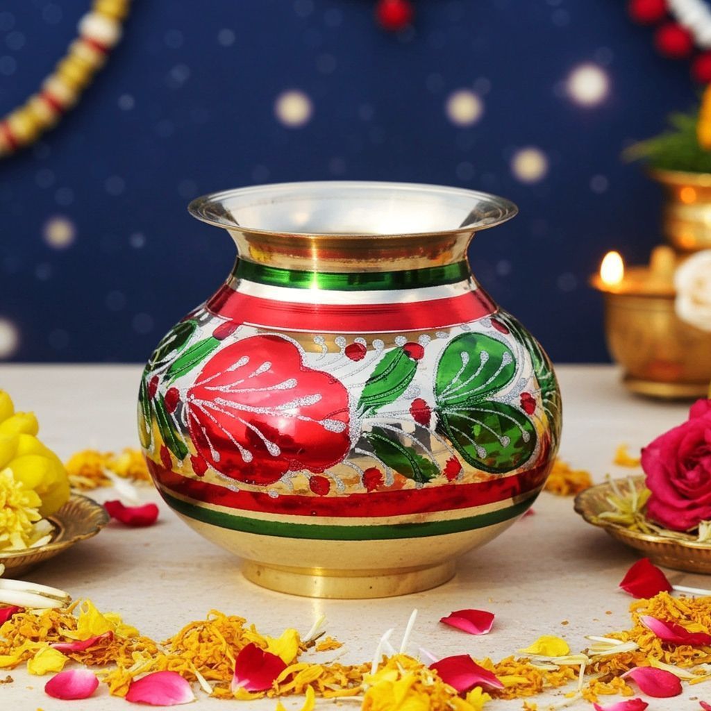 Brass Matki Colour No. 4, 350 ML (ZMAS152 B)