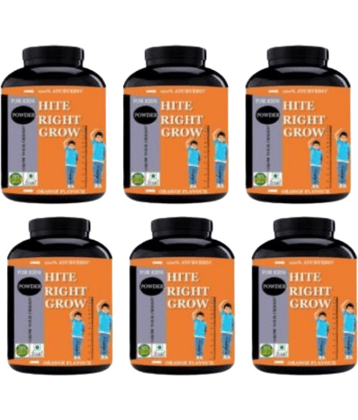 Hindustan Herbal HITE RIGHT GROW (ONLY FOR KIDS) 0.6 kg Powder Pack of 6