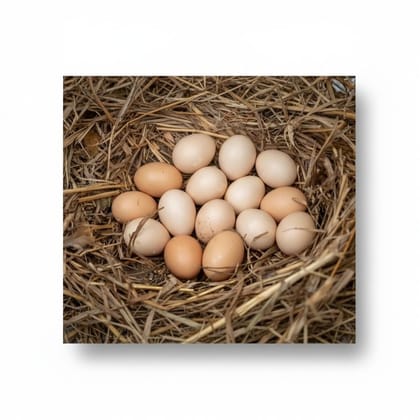 Fresh Farm Eggs - 2 kg - A pack of 20 eggs