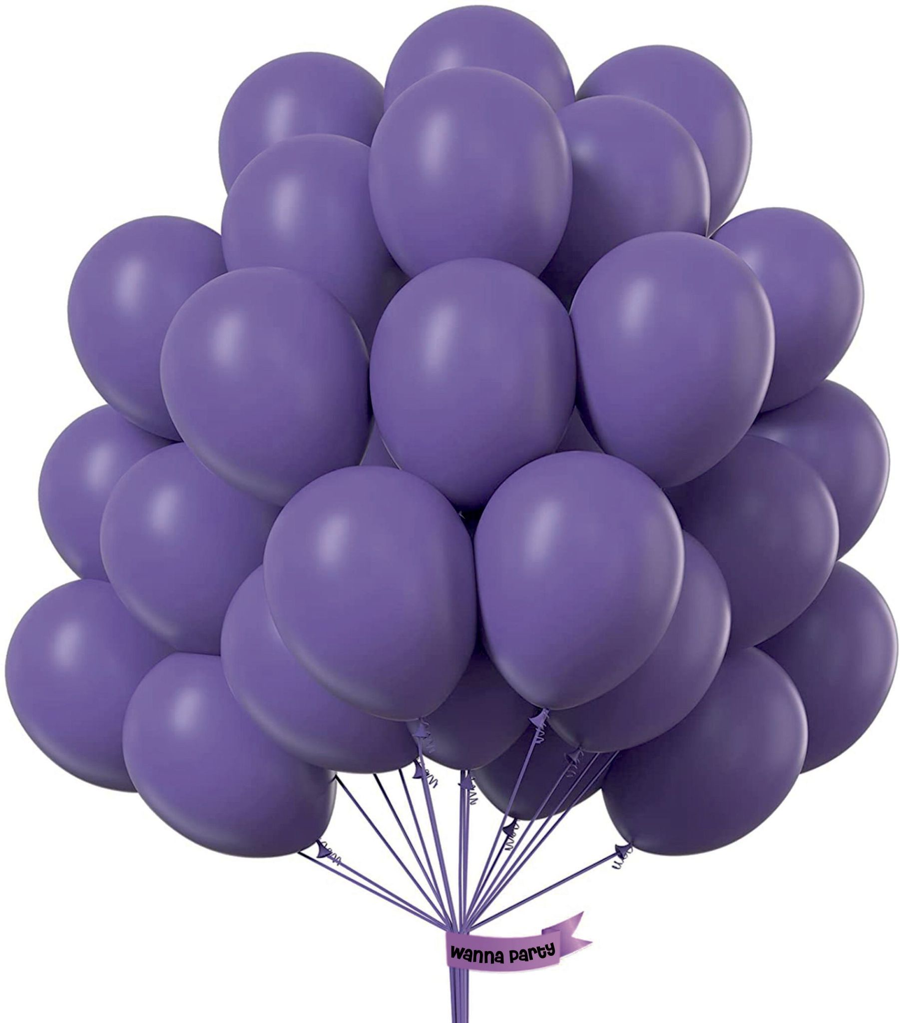 Black Currant Violet Premium Latex Balloons 10" - 50PC