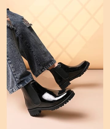 Fashion Victim Black Women's Ankle Length Boots