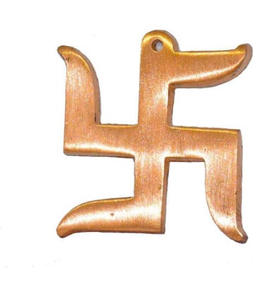 Hindu Lucky Symbol Swastik Pure copper Wall Hanging for Vastu and Good Luck Copper Swastik Vastu Remedies & Product