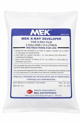 X Ray Developer Powder for Xray Film Processing | Chemical Kit | Radiology & Medical Imaging Developer | NET WEIGHT 1350g