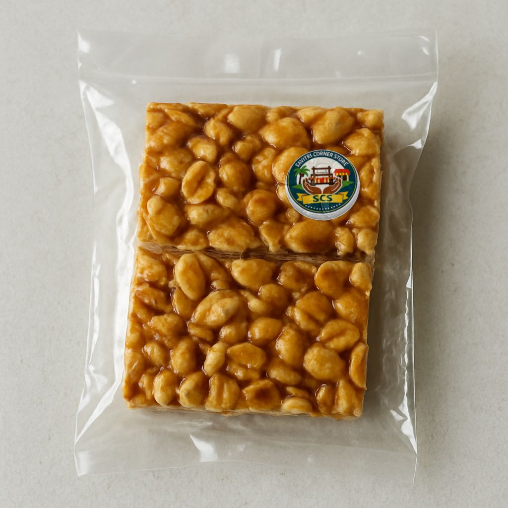 Savitri Corner Store's peanut chikki