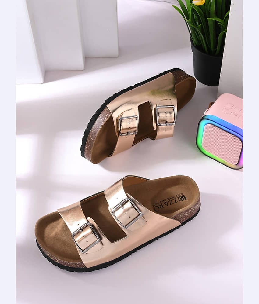BIZZARO Rose Gold Women's Flats