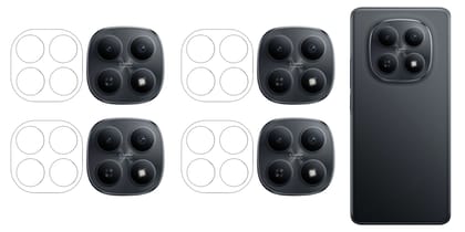 ISAAK Back Camera Lens Protector compatible for Redmi Note 15 5G (Pack of 4) ISAAK Back Camera Lens Protector compatible for Redmi Note 15 5G (Pack of 4)