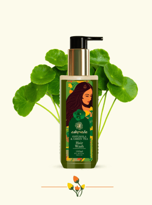 ashpveda Green Tea & Gotukola Hair Wash ashpveda Green Tea & Gotukola Hair Wash