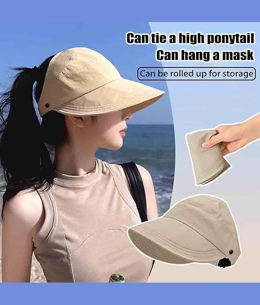 HINGOL Multi Color Cotton Women's Cap ( Pack of 1 )