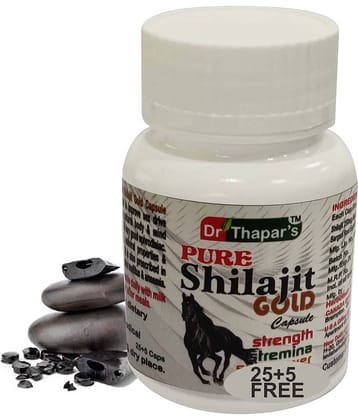 Dr. Thapar'S Pure Shilagold Capsule 25+5 Free