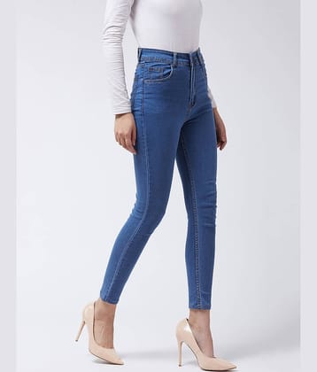 Miss Chase - Blue Denim Skinny Fit Women's Jeans ( Pack of 1 )