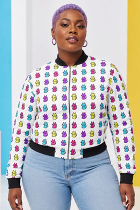 Bomber Jacket (Women) - Cats In Colour