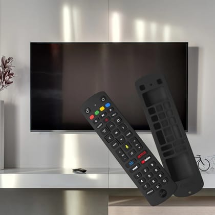 Silicone Remote Cover Compatible with Jio TV Remote Anti Slip Case Shockproof Cover Silicone Remote Cover Compatible with Jio TV Remote Anti Slip Case Shockproof Cover