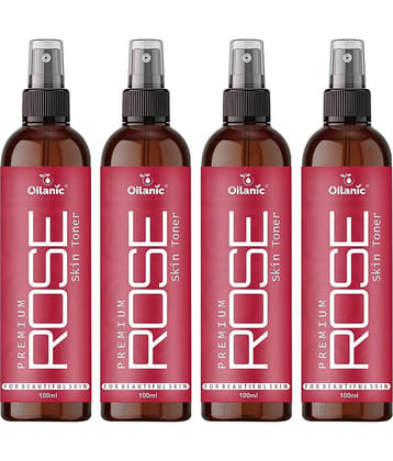 Oilanic   Rose    Skin Tonic 400 mL Pack of 4