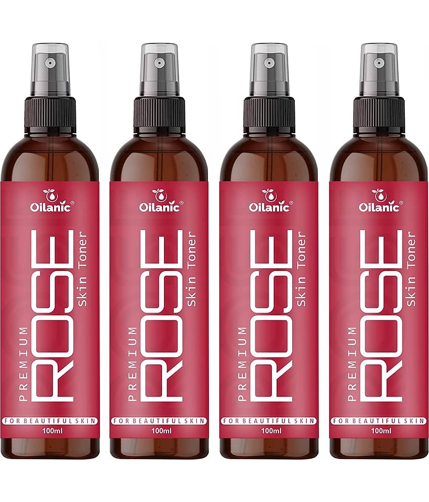 Oilanic   Rose    Skin Tonic 400 mL Pack of 4