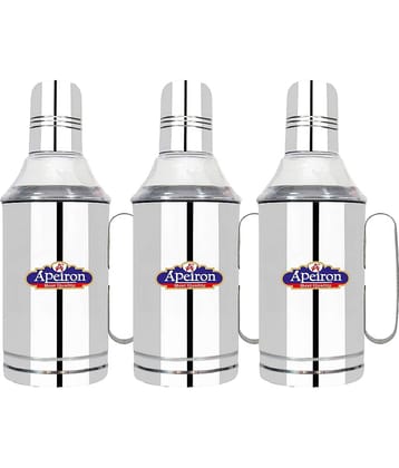 APEIRON STAINLESS Steel Oil Container/Dispenser Set of 3 750 mL