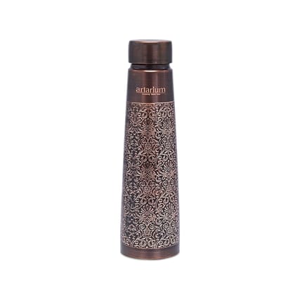 Artarium Copper Sipper Bottle 100% Pure Copper Water Bottle 1 Litre Leak Proof Protection Durable & Rust Proof Copper Bottle With Added Health Benefits Artarium Copper Sipper Bottle 100% Pure Copper Water Bottle 1 Litre Leak Proof Protection Durable & Rust Proof Copper Bottle With Added Health Benefits