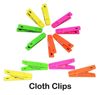 Multipurpose 48 Pcs Cloth Clips | Cloth Hanging Pins Plastic Cloth Clips Multipurpose 48 Pcs Cloth Clips | Cloth Hanging Pins Plastic Cloth Clips
