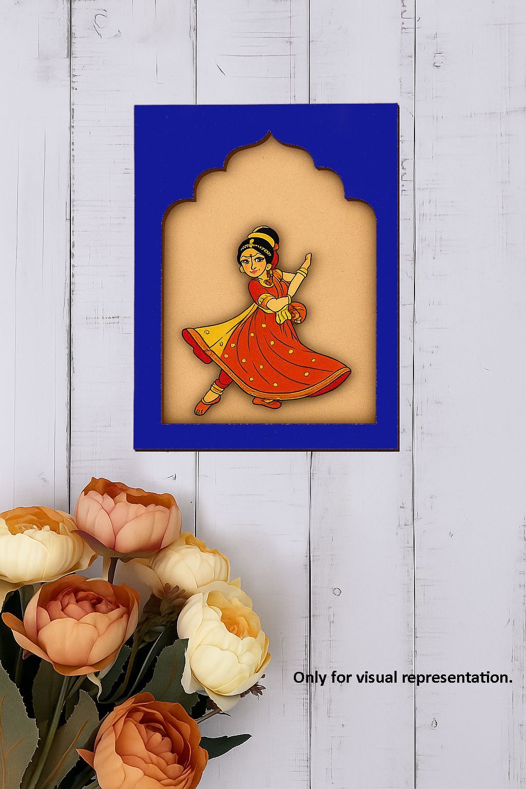 Dbeautify's DIY MDF Wall Hanging | Kathak Dancer Design