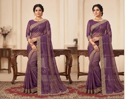 Cham Cham Woven Design Sarees