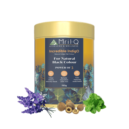 MrilQ Incredible Indigo | Hair colour | Natural Black Colour (pack of 2) MrilQ Incredible Indigo | Hair colour | Natural Black Colour (pack of 2)