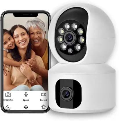 Smart WiFi CCTV Camera | 2MP Dual View Robo Cam with Motion Detection