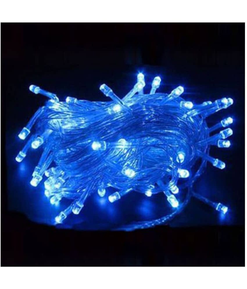 EmmEmm 10Mtr Blue Pixel Flash Led String Lights
