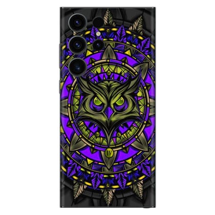 Mighty Owl Purple Mobile Skin