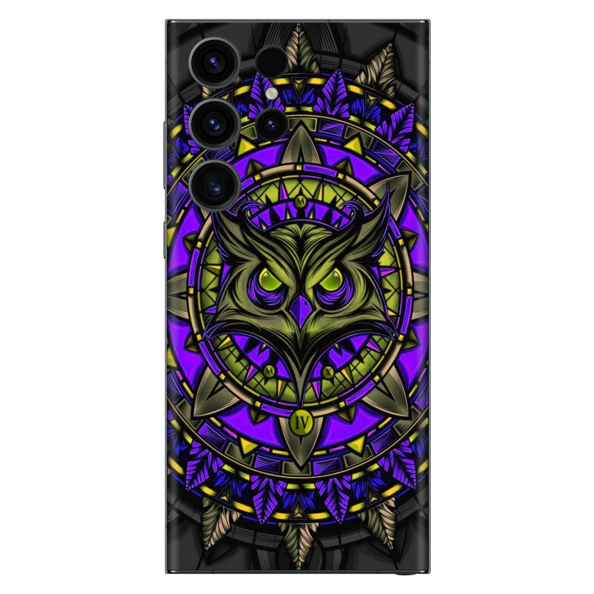 Mighty Owl Purple Mobile Skin