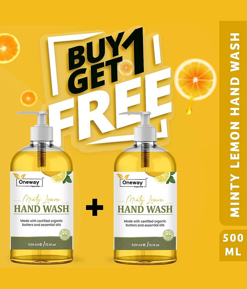 Oneway Happiness Refreshing Hand Wash 1000 mL ( Pack of 2 )