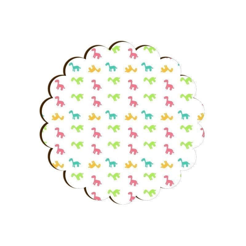 Dino Be Mine-O Scallop Coaster