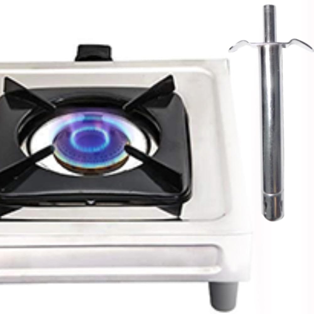 DHRUVINSRI Stainless Steel Electronic Gas Lighter –Efficient Lighter for Quick and Safe Lighting of Gas Stoves