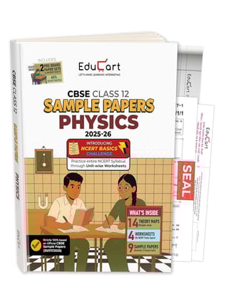Educart CBSE Sample Question Paper Physics for Class 12 for 2026 Examinations -eduphy12sp [Paperback] [Oct 30, 2024] educart