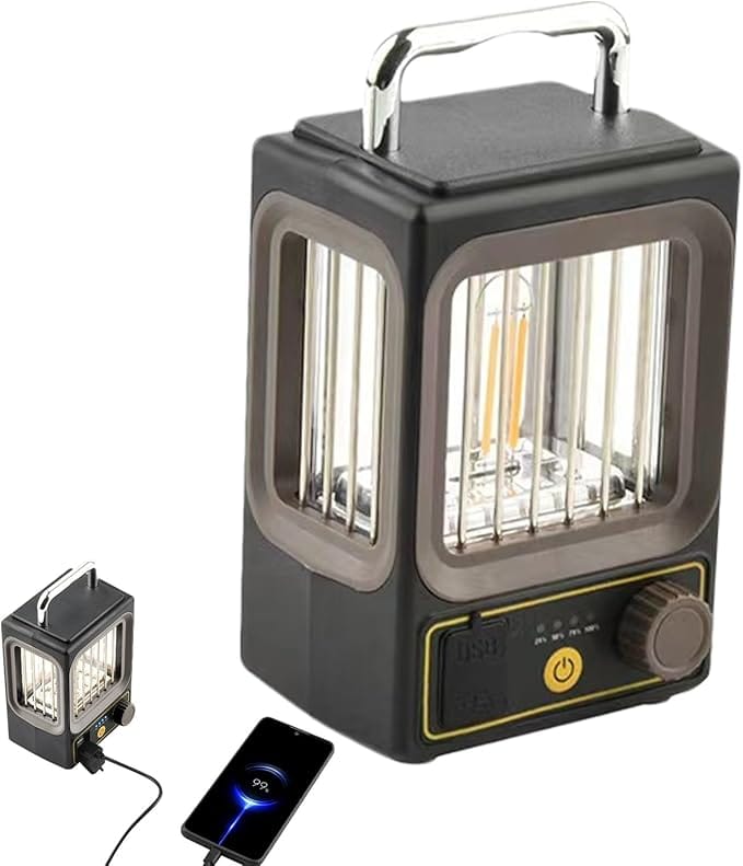 Lanterns Decorative Outdoor - Handheld Solar Camping Lanterns | LED Camping Light Hanging, Outdoor Table Lamp, Decorative Lights, Garden Lamp for Camping