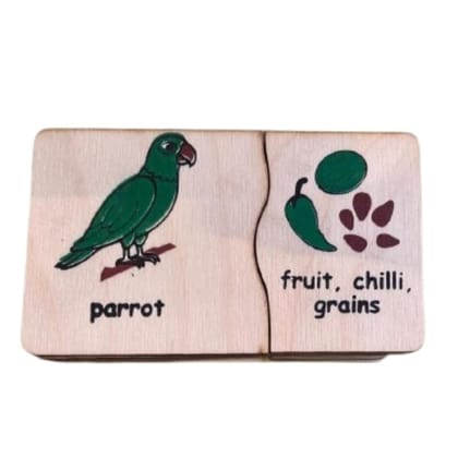 Zuvoy Who Eats What - Wooden Animal Food Matching Puzzle | Montessori Educational Toy for Kids | Fun Learning Matching Game for Toddlers & Preschoolers Zuvoy Who Eats What - Wooden Animal Food Matching Puzzle | Montessori Educational Toy for Kids | Fun Learning Matching Game for Toddlers & Preschoolers