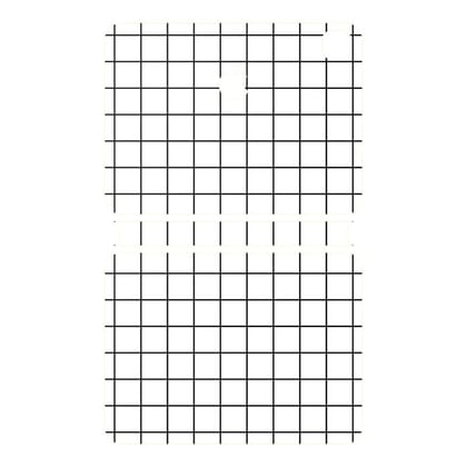WrapCart iPad Magic Keyboard Skin Squares White Vinyl Wrap