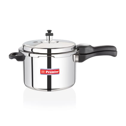 Premier Comfort Stainless Steel Sandwich Botttom Pressure Cooker with Induction - 5 Ltr Premier Comfort Stainless Steel Sandwich Botttom Pressure Cooker with Induction - 5 Ltr