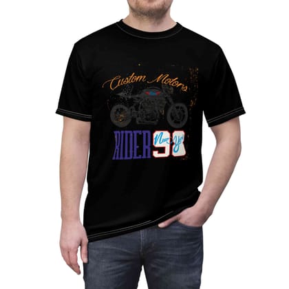 Premium Cotton T-Shirts with Bold Graphic DTF Prints (Color-Black, Size-XL)