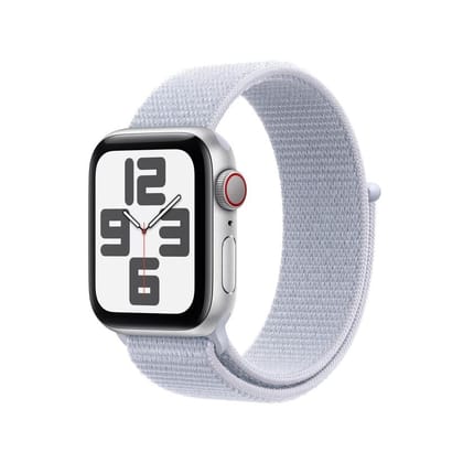 Apple Watch SE GPS + Cellular 40mm Silver Aluminium Blue Cloud Sport Loop Apple Watch SE GPS + Cellular 40mm Silver Aluminium Blue Cloud Sport Loop