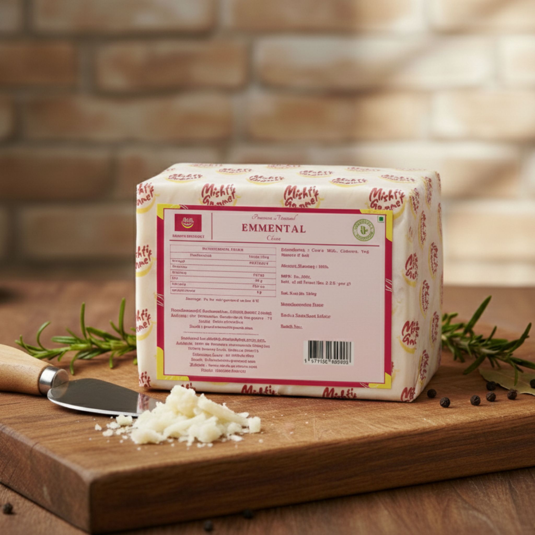Mishti Gourmet Emmental Cheese 200g