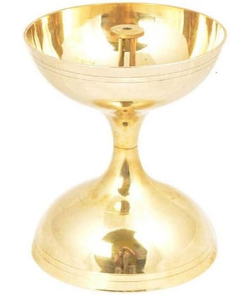 ROYAL brass table diya (pack of 1)