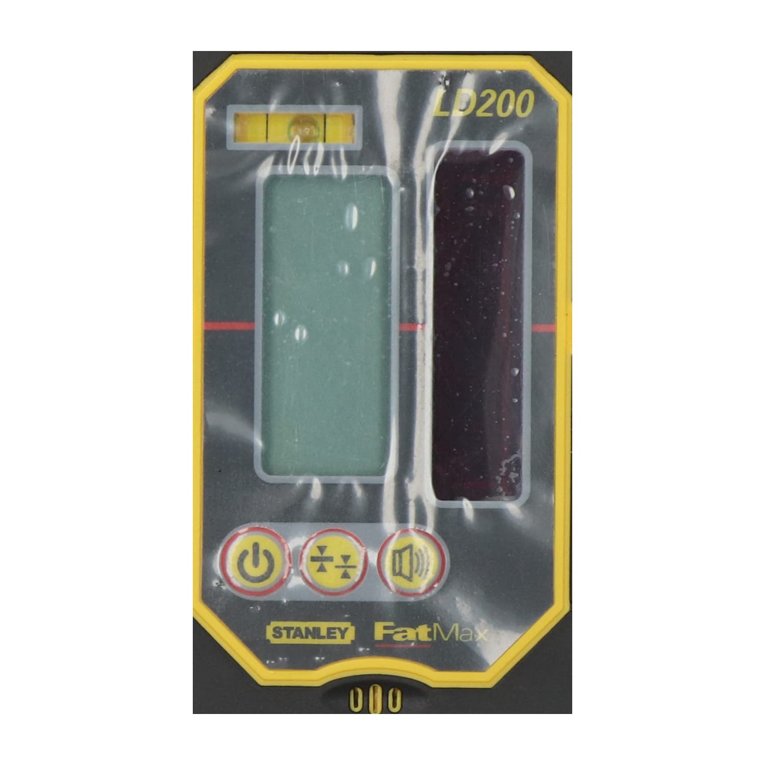 Stanley Laser Level Line Laser Detector with LCD Screen and Red Beam,1-77-132