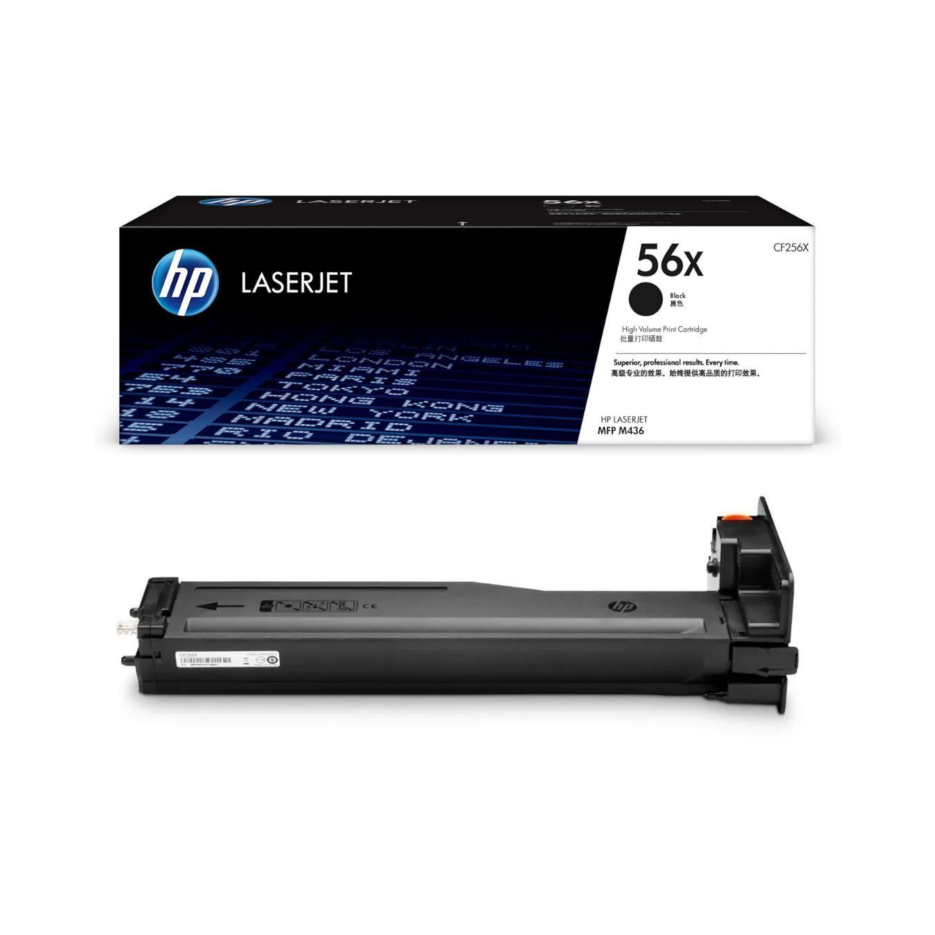 HP 56X High Yield Black Original LaserJet Toner Cartridge (CF256X)