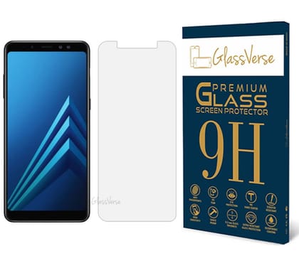 GlassVerse 9H Tempered Glass For Samsung Galaxy A8+ Smartphone(Pack Of 1) With Free Installation Kit Full Screen Protector If Received Damaged-6.0 Inch GlassVerse 9H Tempered Glass For Samsung Galaxy A8+ Smartphone(Pack Of 1) With Free Installation Kit F